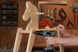 DIY Ideen Schaukelpferd für´s Kinderzimmer