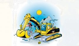 Baggerfahrer - Traumberuf für Jungen