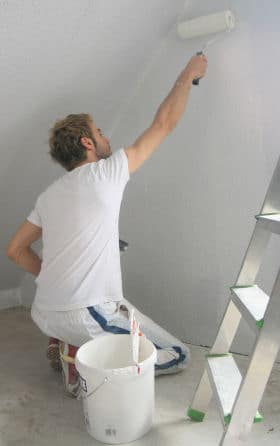 Weiße Farbe - Qualität spart Zeit und Frust - bei Farben für die Wände