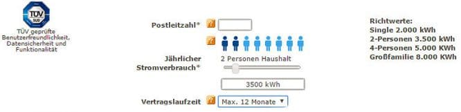 Stromkosten sparen mit dem Stromvergleich Rechner