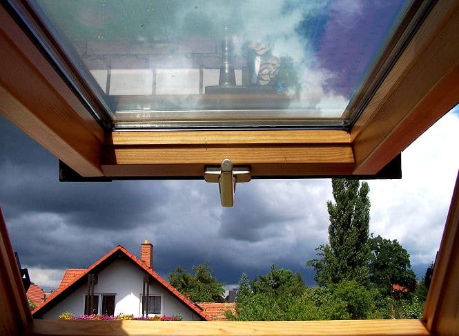 Dachfenster - offen