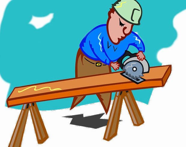 Tischler am Werk