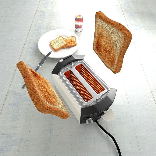 Küchengeräte bestellen, die funktionieren - ein Toaster, der offenbar super funktioniert