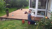 Der Bau einer Terrasse geht auch in Eigenregie