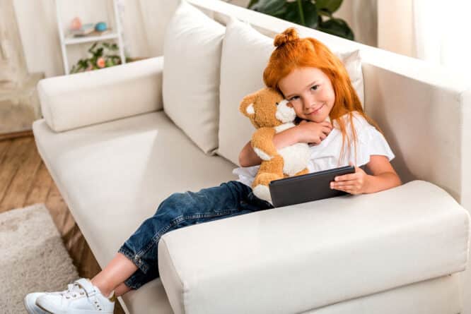 Eine Couch speziell für Kinder kreieren ist auch möglich. 