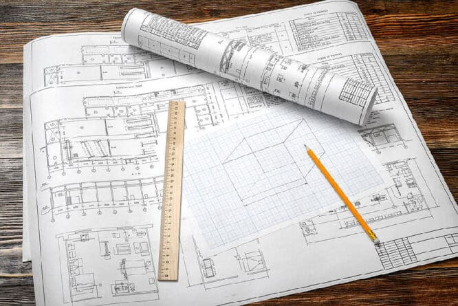 Wenn Sie einen Bauantrag stellen wollen, ist immer auch eine Bauzeichnung Pflicht. Für diese ist der Architekt oder Bauingenieur zuständig.