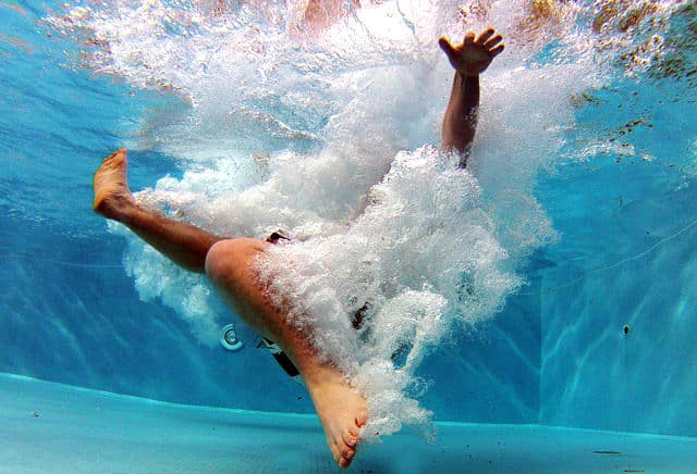 Kristallklares Wasser erhöht definitiv den Wasserspaß.